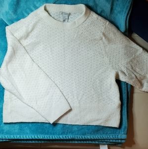H&M Cream Crew Neck Sweater